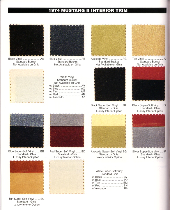 Image of '74 Interior Trim p1